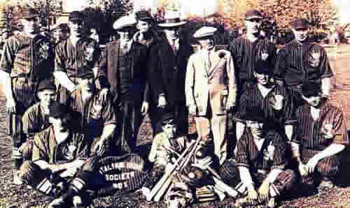 Photo of Italian Independent Society Baseball Team