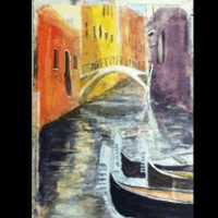 Gondolas in Venice by Karen Walsh, 2013