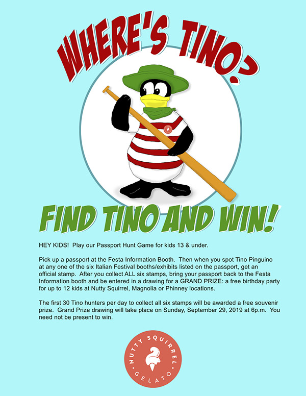 Where's Tino flyer 2019